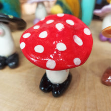Load image into Gallery viewer, κεραμικό μανιταροξωτικό / ceramic mushroom-elf
