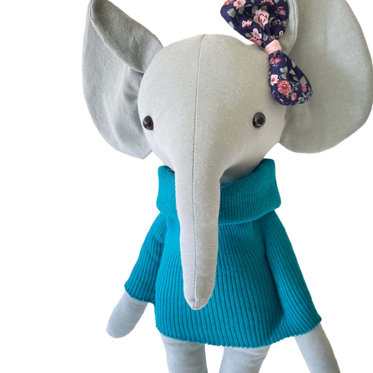 υφασμάτινα ελεφαντάκια / Elephant heirloom dolls