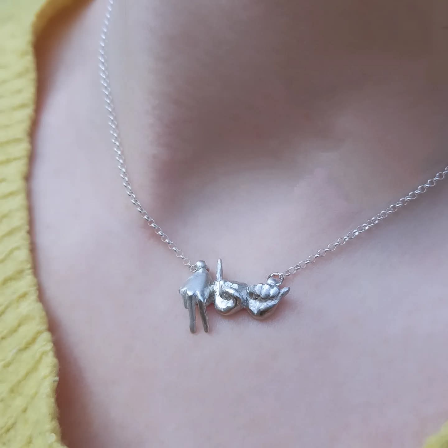κολιέ ENΓ (3 γράμματα) / necklace GSL (3 letters)